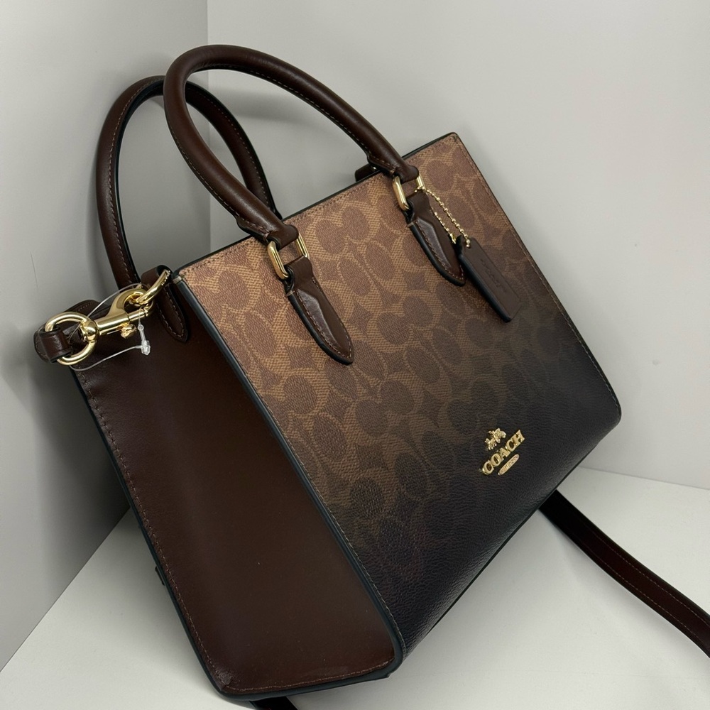 coach Maggie small Tote Bag In Ombre Signature Canvas cdy27 - Picture 5 of 8